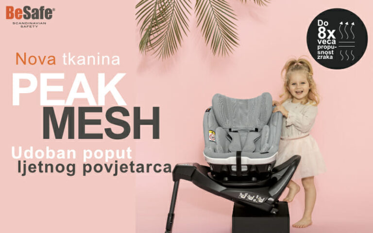 Novo! 3D mrežasti materijal – udoban poput ljetnog povjetarca